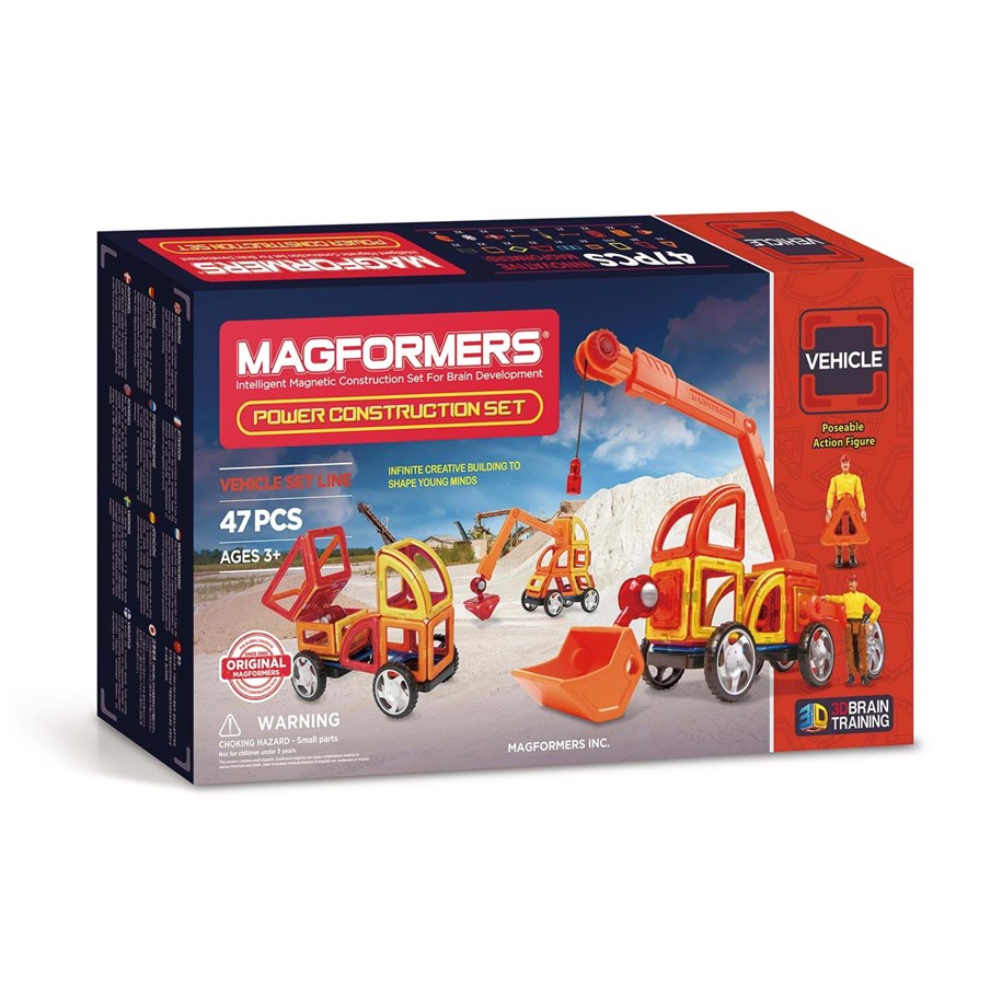 Rakennussarjat - Magformers Power Construction Set 47 pcs - 707002