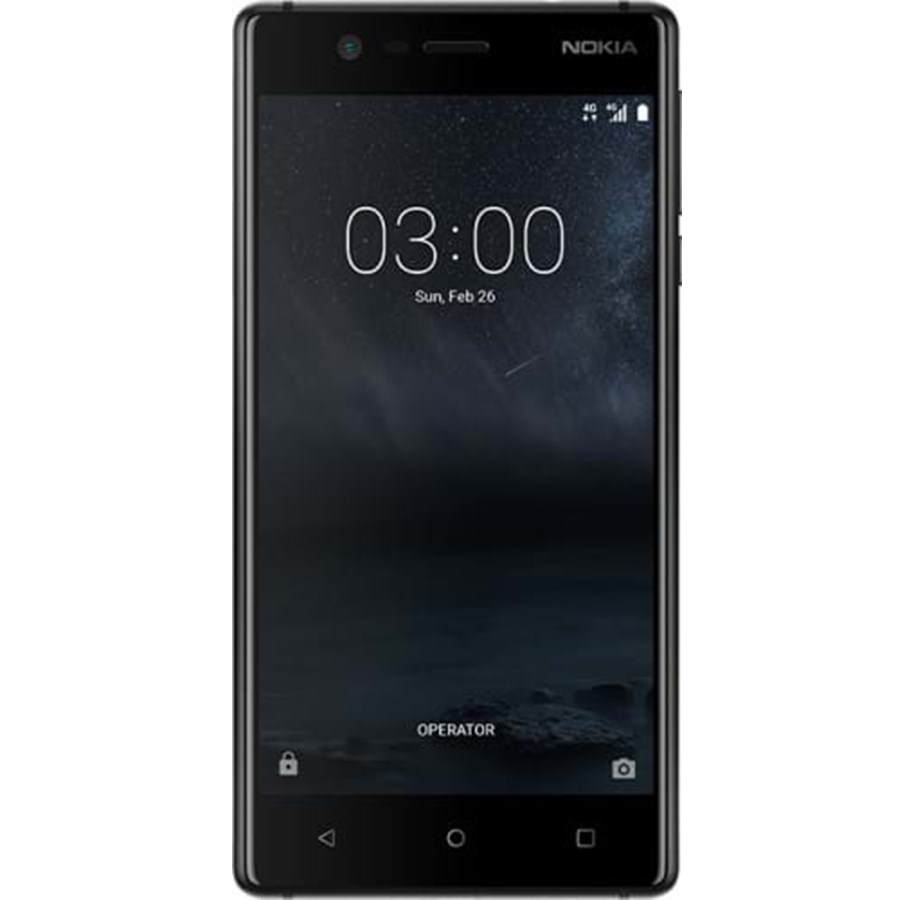 Puhelimet - Nokia 3 16GB - Black - 11NE1B01A04