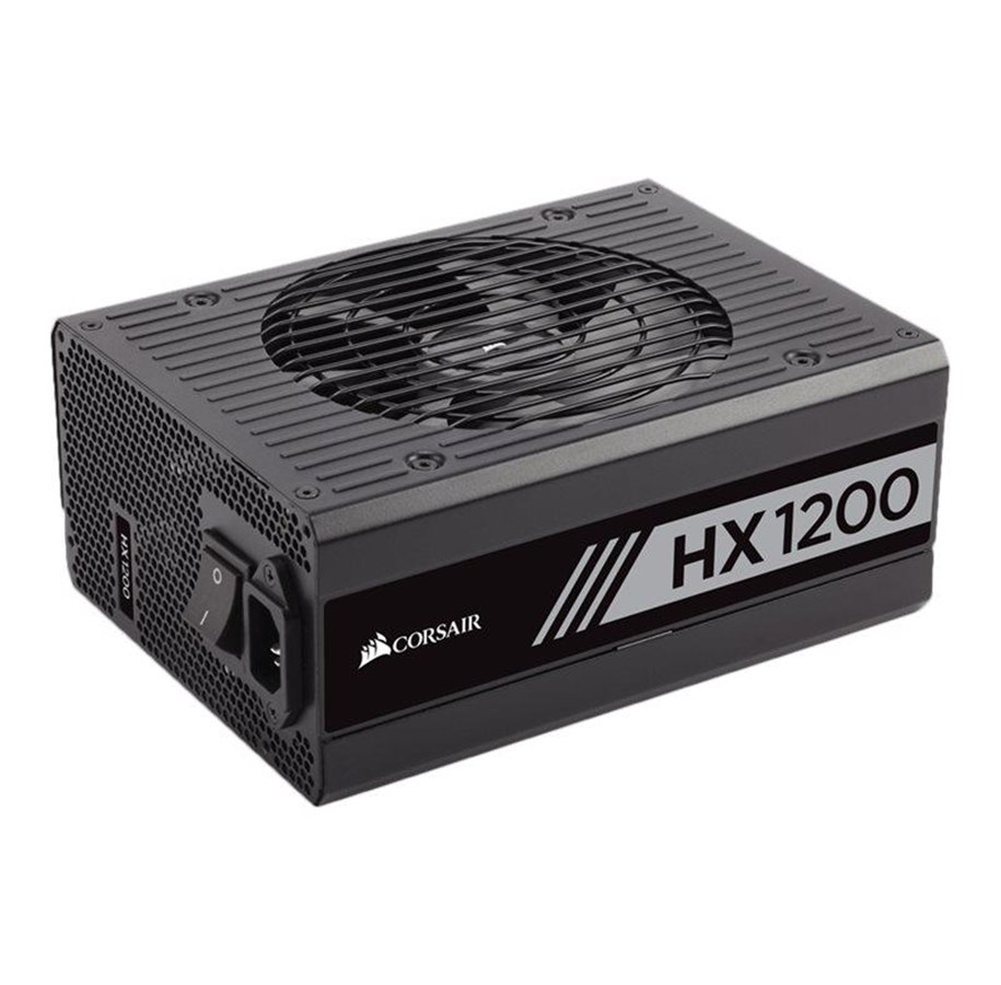 Virtalähde - Corsair HX1200 Virtalähde - 1200 Watt - 135 mm - ATX - 80 Plus Platina sertifioitu - CP-9020140-EU