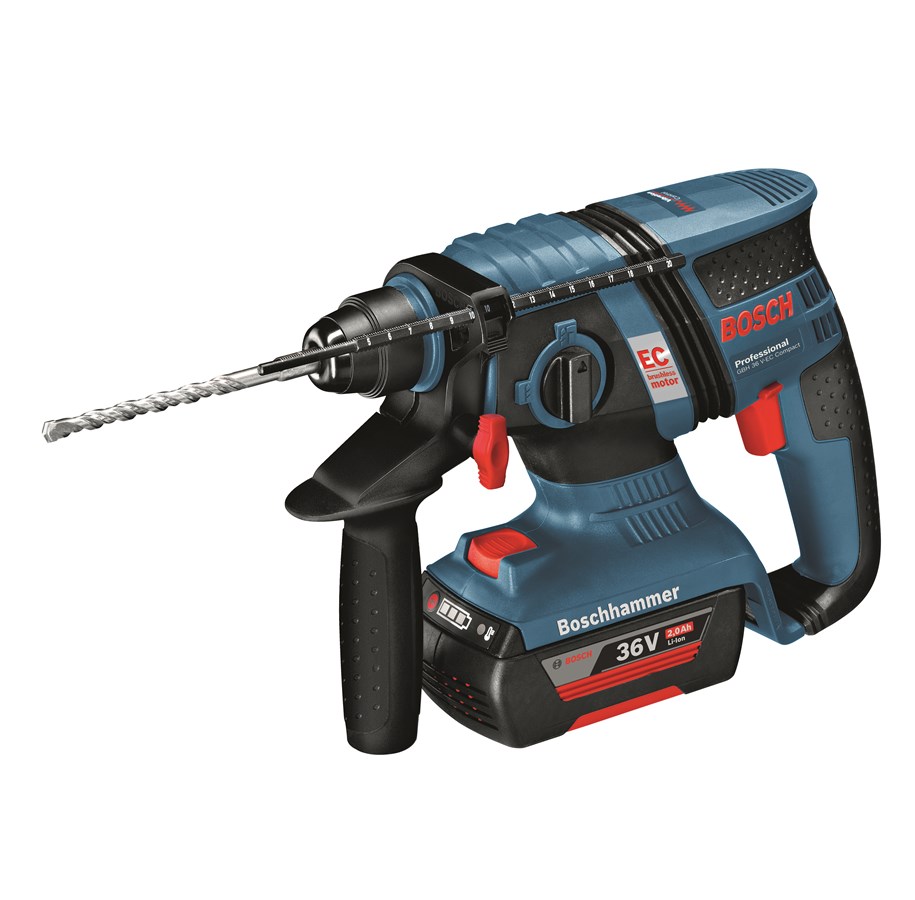 Ruuvi- ja Porakoneet - Bosch GBH 36 V-EC Compact - 0611903R0H