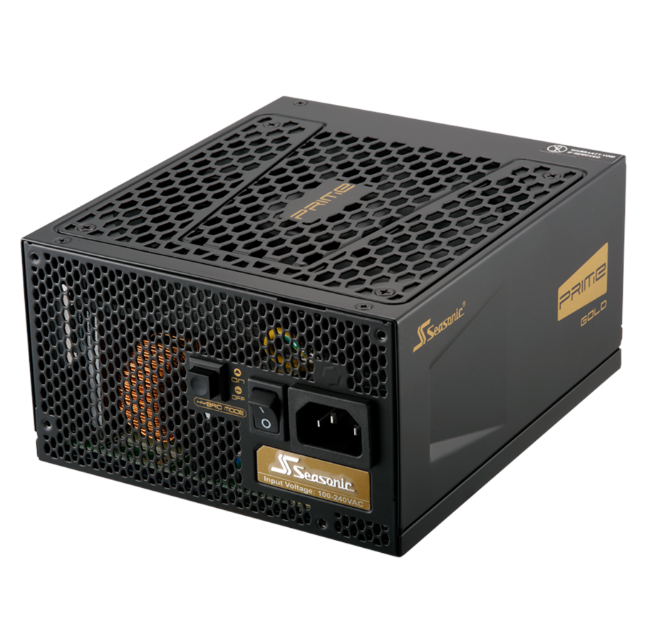 Virtalähde - Seasonic Prime Ultra Gold 1000 Virtalähde - 1000 Watt - 135 mm - ATX - 80 Plus Kulta sertifioitu - SSR-1000GD