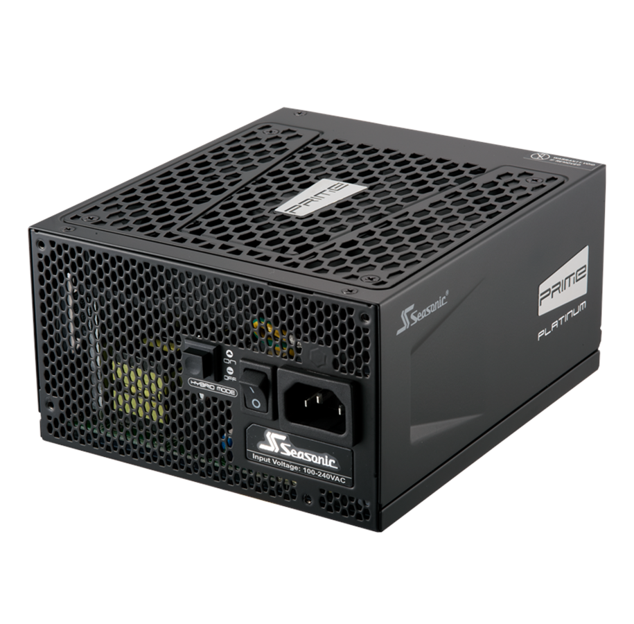Virtalähde - Seasonic Prime Ultra Platinum 850 Virtalähde - 850 Watt - 135 mm - ATX - 80 Plus Platina sertifioitu - SSR-850PD
