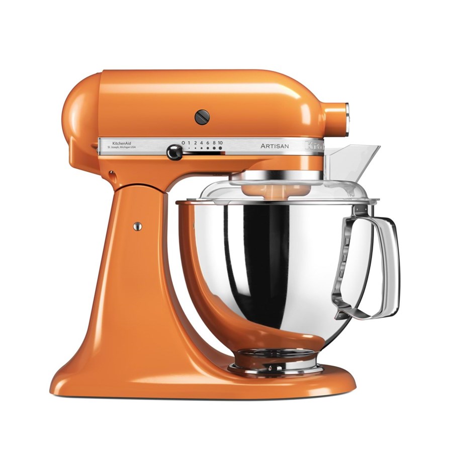 Monitoimikoneet, yleiskoneet ja ruokaprosessorit - KitchenAid Yleiskone 5KSM175PSETG Artisan 4.8L - Tangerine - 5KSM175PSETG