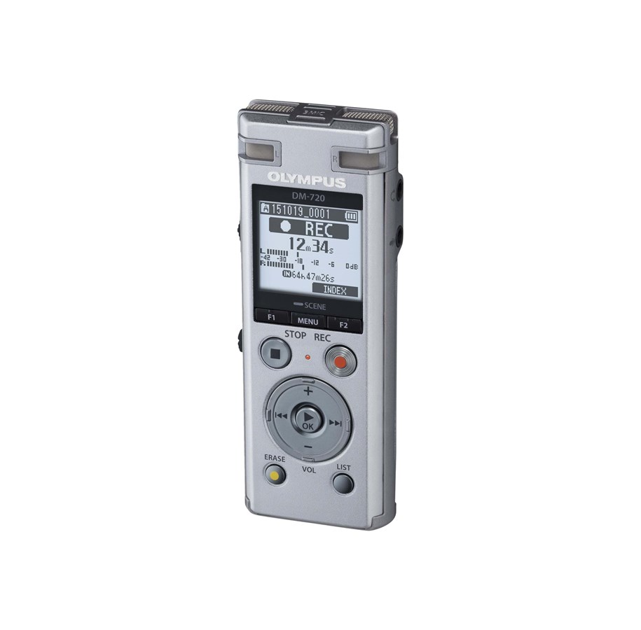 MP3-soittimet ja äänitallentimet - Olympus DM-720 - MP3 player 4 GB - V414111SE000