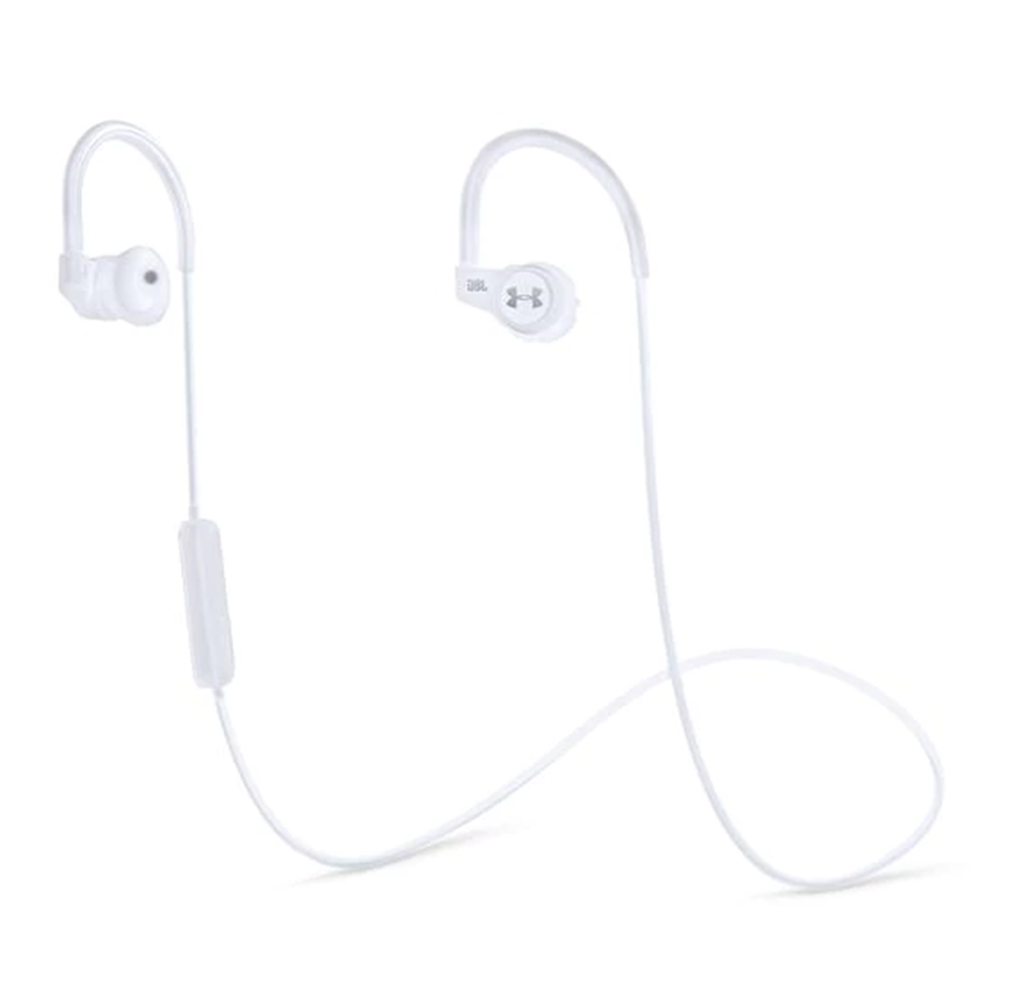 Kuulokkeet - JBL Under Armour Sport Wireless Heart Rate - White - UAJBLHRMW