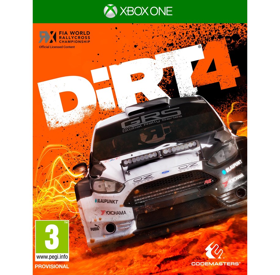 Pelit - Dirt 4 - Microsoft Xbox One - 12 - Kilpa-ajo - 4020628787530