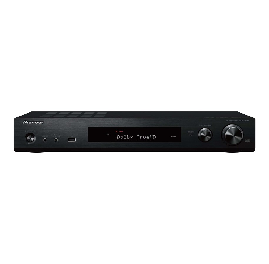 HiFi - AV-vastaanotin / Vahvistin - Pioneer VSX-S520 - AV-verkkovastaanotin - 5.1-kanavainen - Musta - VSX-S520-B