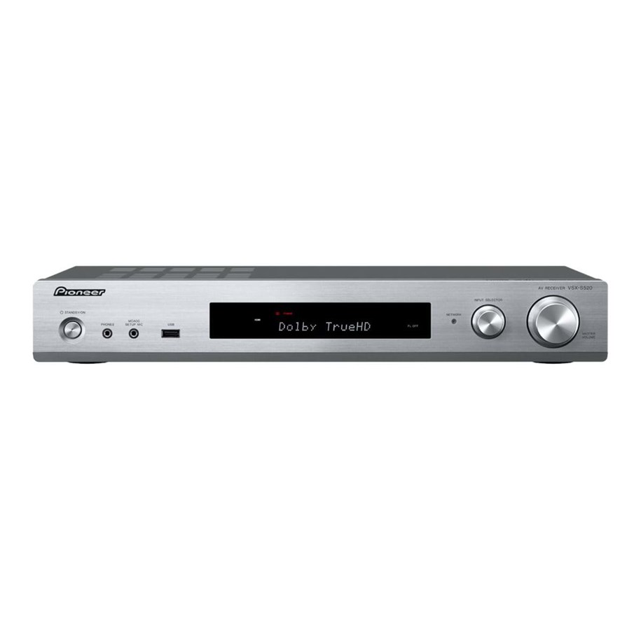 HiFi - AV-vastaanotin / Vahvistin - Pioneer VSX-S520 - AV-verkkovastaanotin - 5.1-kanavainen - hopea - VSX-S520-S