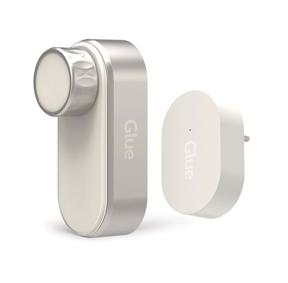 Smart Home - Älykoti - Glue Home Smart lock + WiFi hub - Scandi - White - SKU01.01