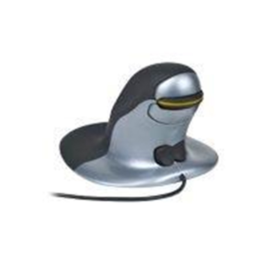 Hiiret - Posturite Penguin Ambidextrous Vertical Mouse Large - Hiiri - Laser - Musta - 9820103