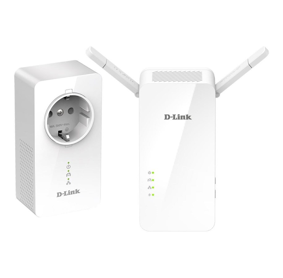 D Link PowerLine AV1000 WiFi AC Starter Kit Homeplug Edullinen