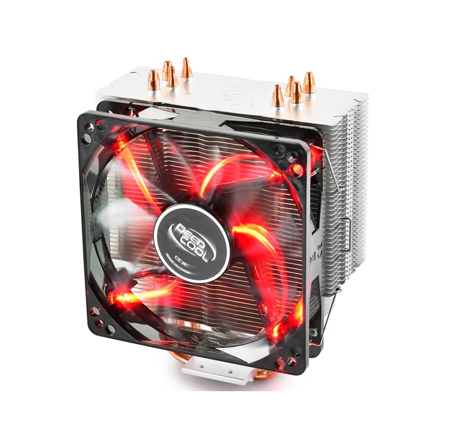 CPU-jäähdytys - DeepCool GAMMAXX 400 - Red LED - CPU-ilmajäähdytin - Max 30 dBA - GAMMAXX 400RD