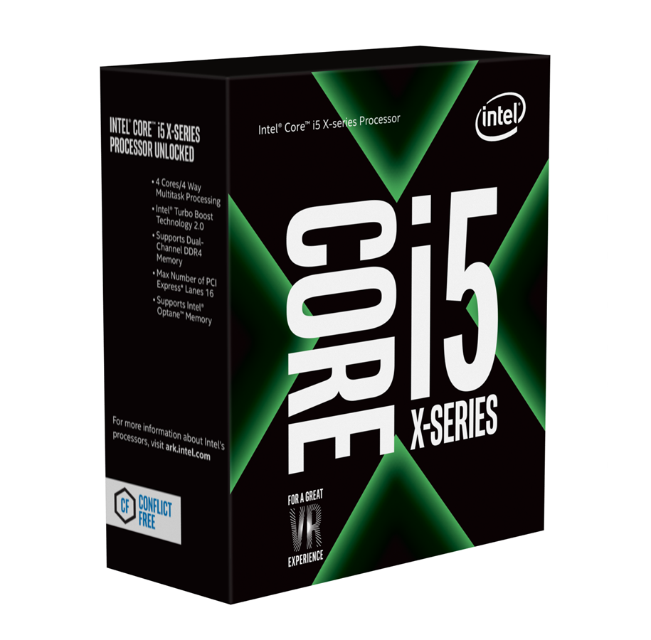 CPU - Intel Core i5-7640X Kaby Lake-X CPU - 4 ydintä - 4 GHz - Intel LGA2066 - Intel Boxed (jäähdyttimen kanssa) - BX80677I57640X