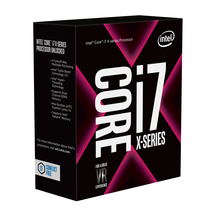 CPU - Intel Core i7-7740X Kaby Lake-X CPU - 4 ydintä - 4.3 GHz - Intel LGA2066 - Intel Boxed (jäähdyttimen kanssa) - BX80677I77740X