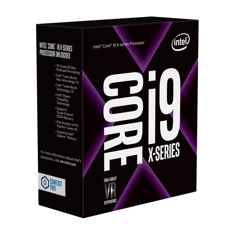 CPU - Intel Core i9-7900X Skylake-X CPU - 10 ydintä - 3.3 GHz - Intel LGA2066 - Intel Boxed (jäähdyttimen kanssa) - BX80673I97900X