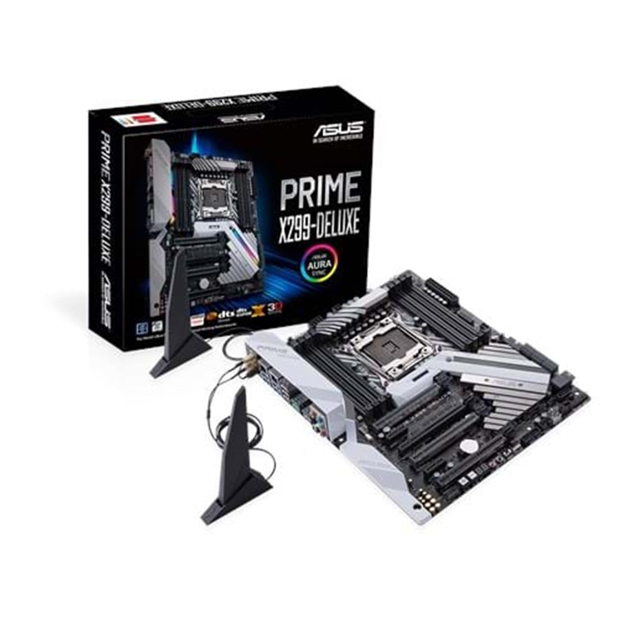 Emolevy - ASUS PRIME X299-DELUXE Emolevy - Intel X299 - Intel LGA2066 socket - DDR4 RAM - ATX - 90MB0TY0-M0EAY0