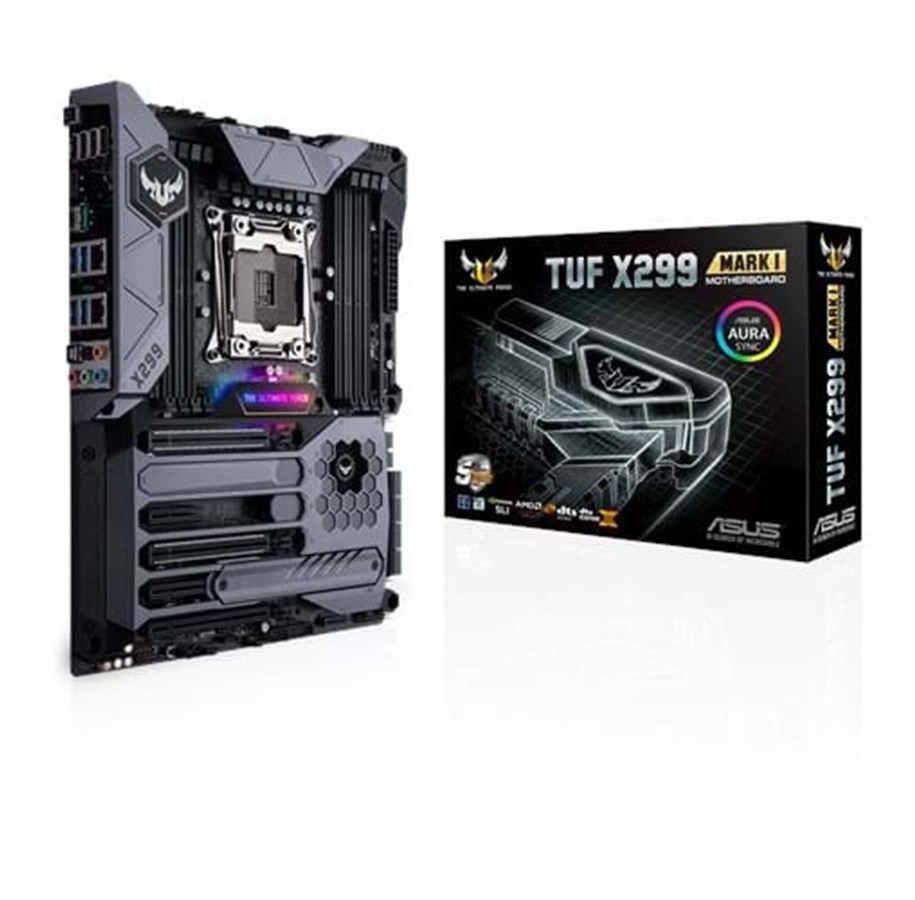 Emolevy - ASUS TUF X299 MARK 1 Emolevy - Intel X299 - Intel LGA2066 socket - DDR4 RAM - ATX - 90MB0U00-M0EAY0