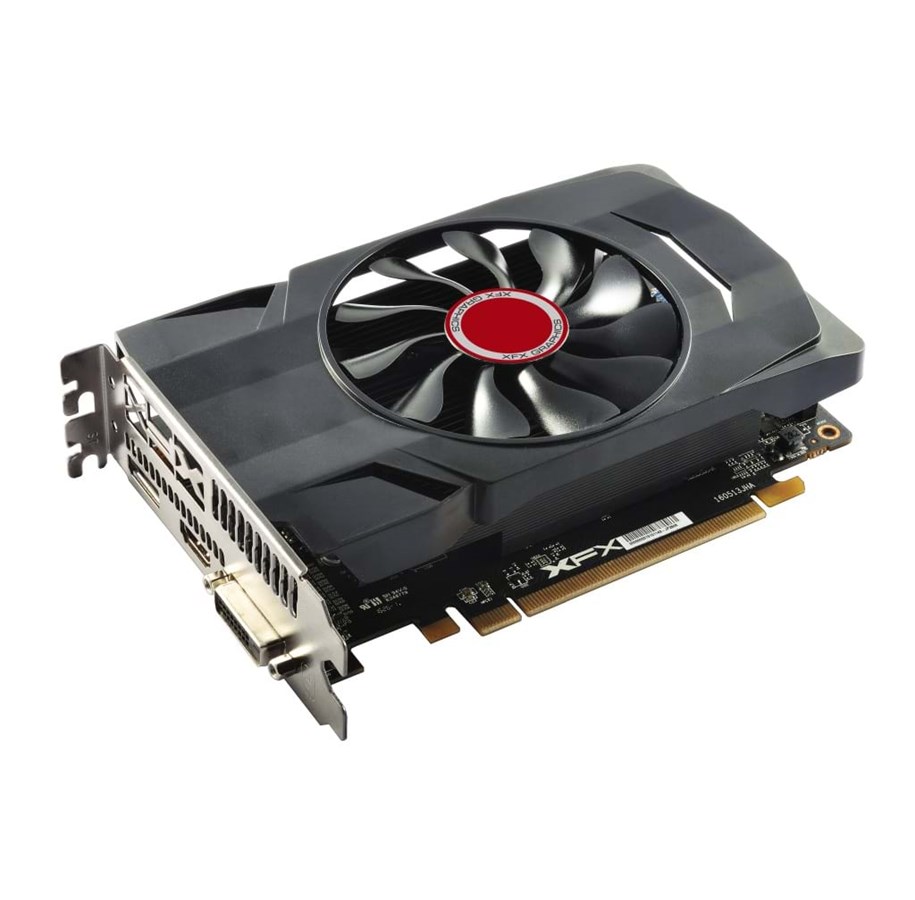 Näytönohjaimet - XFX Radeon RX 550 Core - 4GB GDDR5 RAM - Näytönohjaimet - RX-550P4SFG5