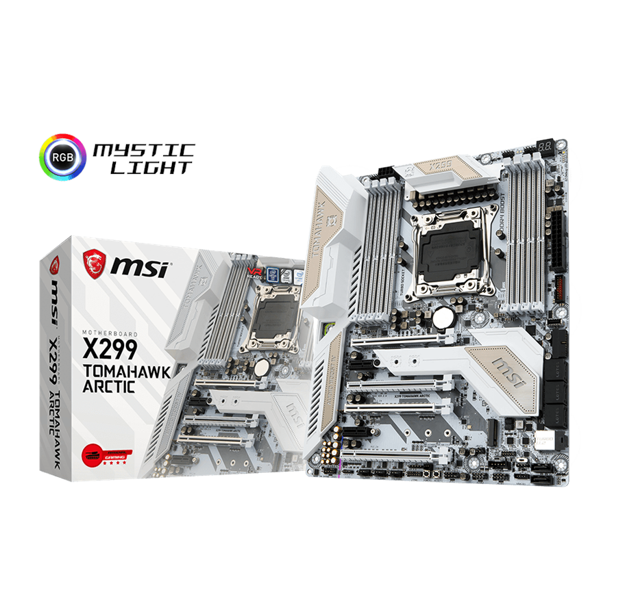 Emolevy - MSI X299 TOMAHAWK ARCTIC Emolevy - Intel X299 - Intel LGA2066 socket - DDR4 RAM - ATX - X299 TOMAHAWK ARCTIC