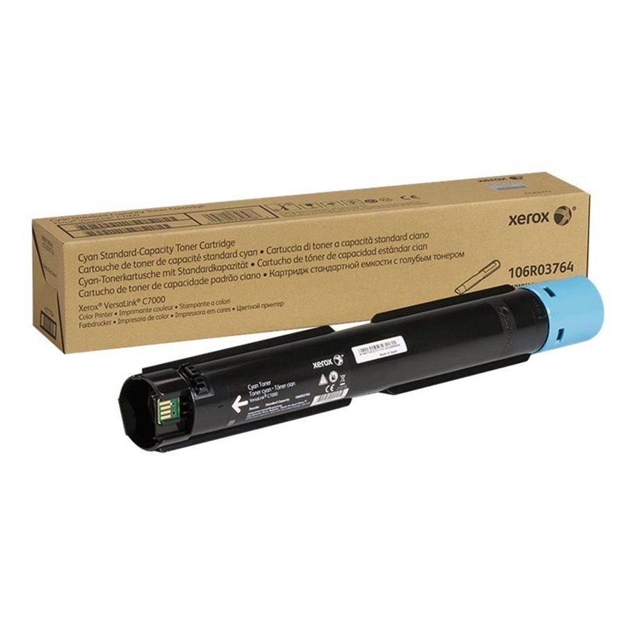 Mustepatruunat, värikasetit ja lisävarusteet - Xerox VersaLink C7000 - cyan - original - toner cartridge - 106R03764