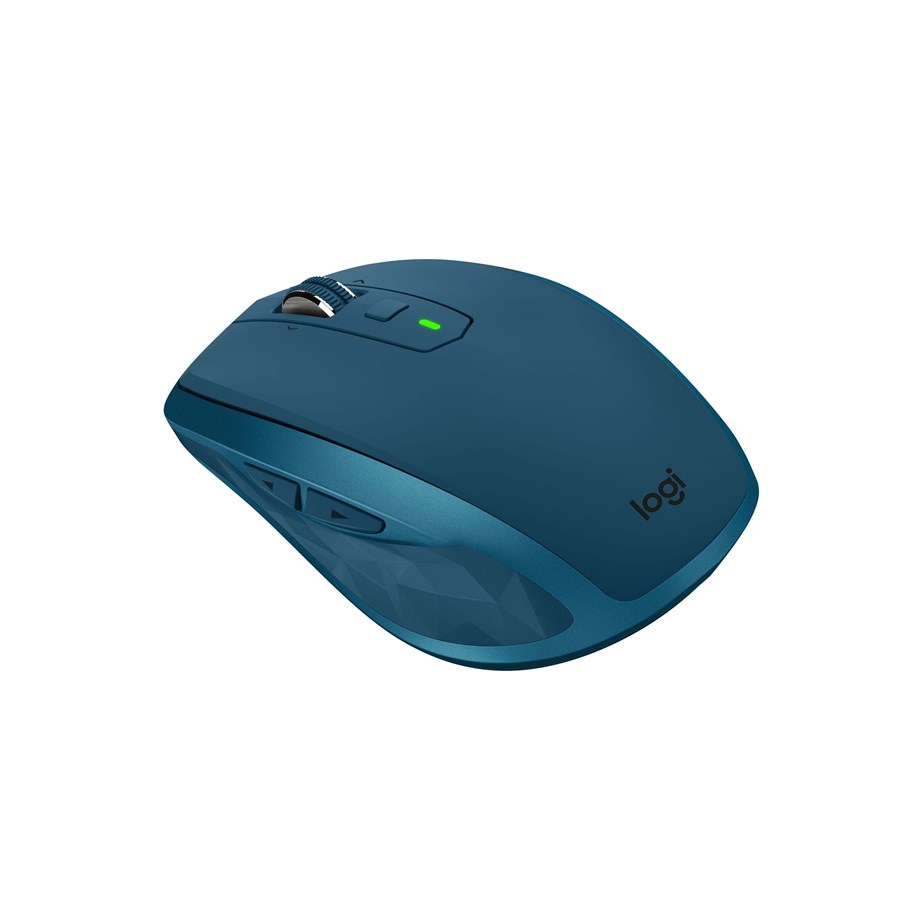 Hiiret - Logitech MX Anywhere 2S Wireless Mouse - Midnight Teal - Hiiri - Laser - 7 painiketta - Sininen - 910-005154