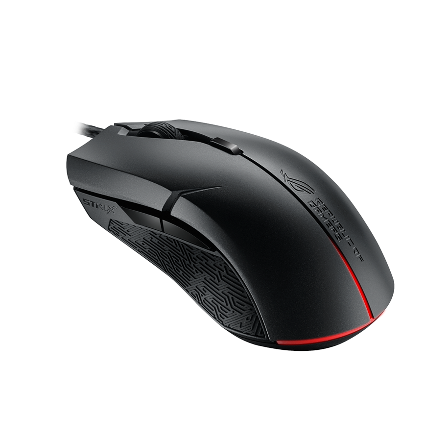 Hiiret - ASUS ROG Strix Evolve Ambidextrous Gaming Mouse - Pelihiiri - Optinen - 8 painiketta - Musta RGB-valolla - 90MP00J0-B0UA00