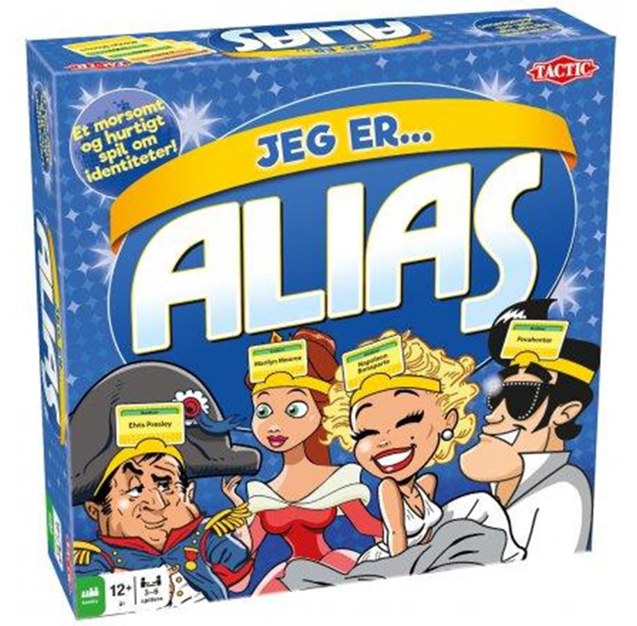 Lautapelit - Tactic Jeg er... Alias (Dansk) - 54409