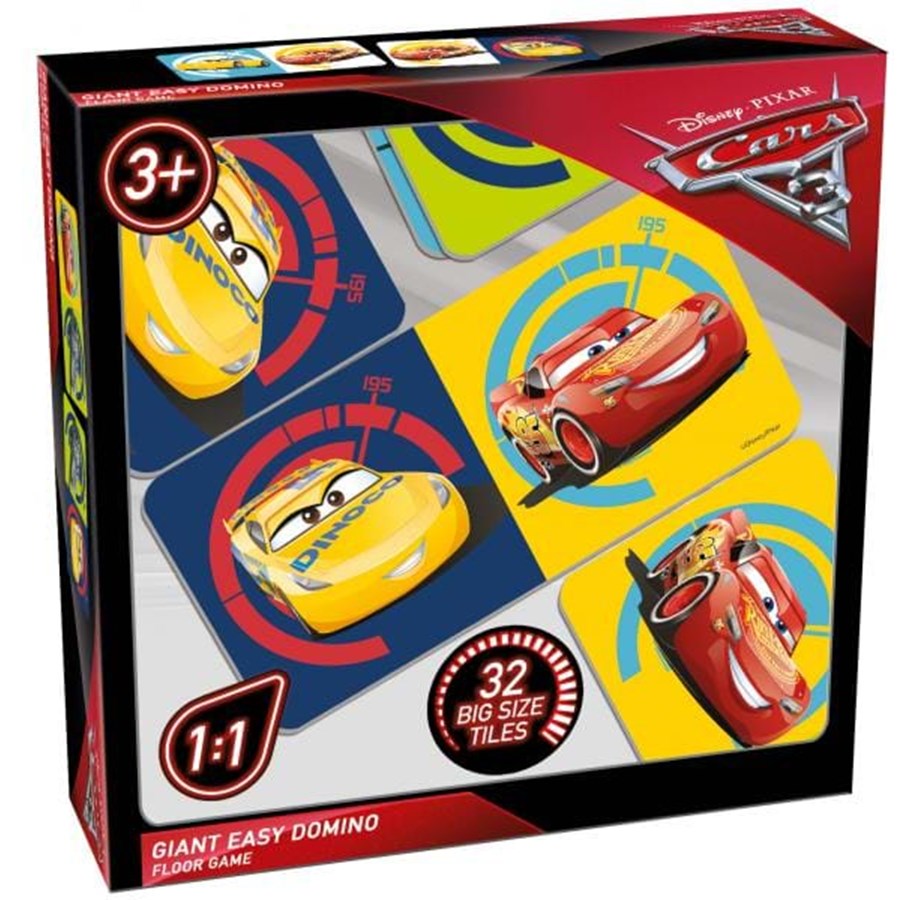 Lautapelit - Tactic Biler 3 Domino med store brikker - 54405