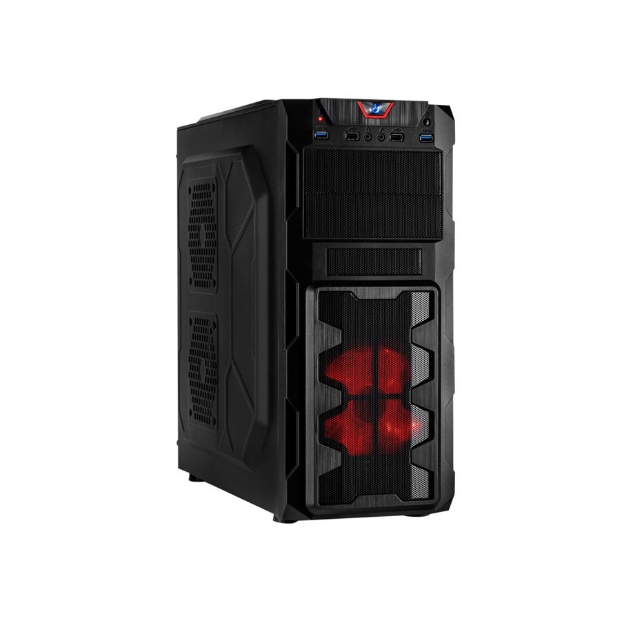 Kotelot - Inter-Tech GM-X02 - Kotelot - Miditower - Musta - 88881248