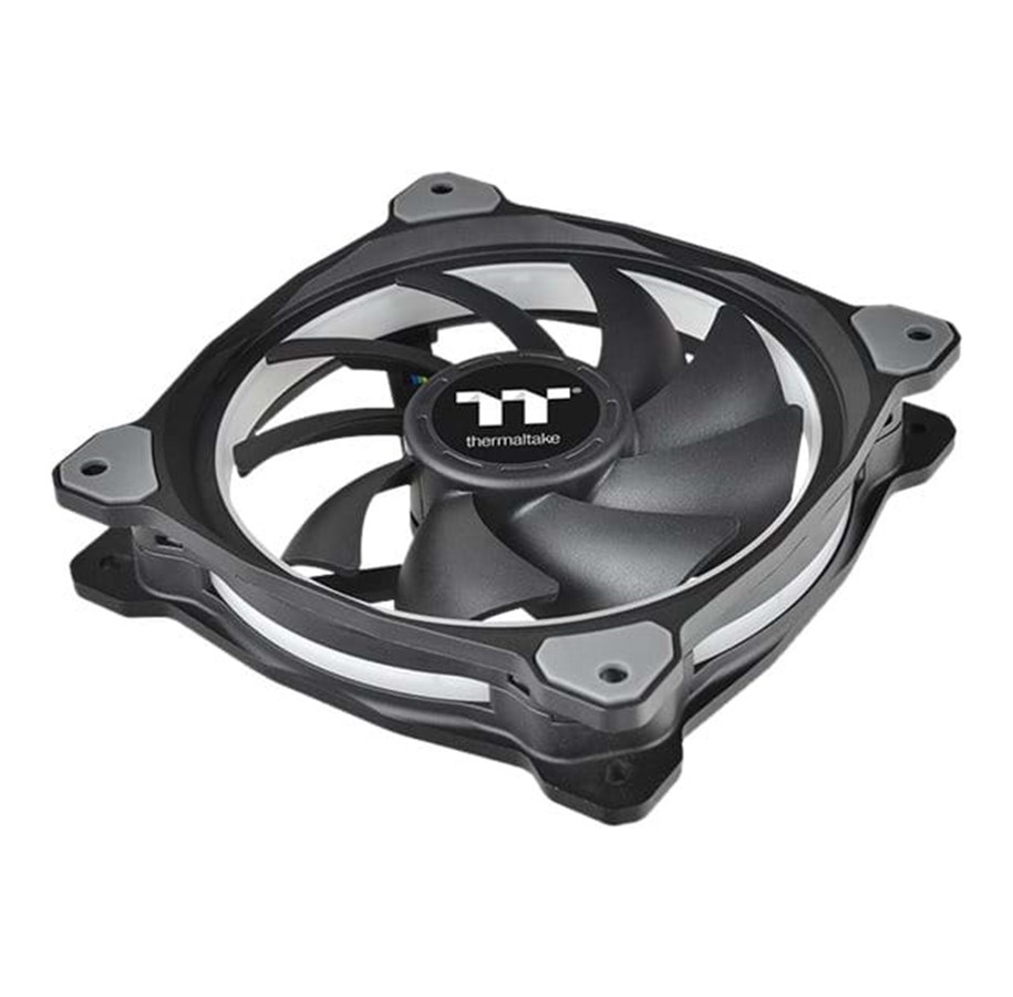 Kotelotuuletin - Thermaltake Riing PLUS 14 LED RGB Radiator Fan TT (3 pack) - Kotelotuuletin - 140mm - musta - CL-F056-PL14SW-A