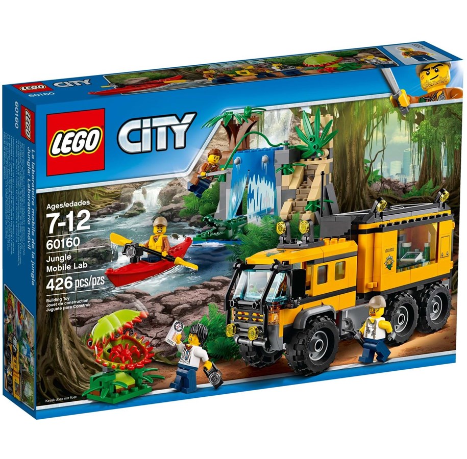LEGO®  - LEGO City 60160 60160 Viidakon siirrettävä laboratorio - 60160