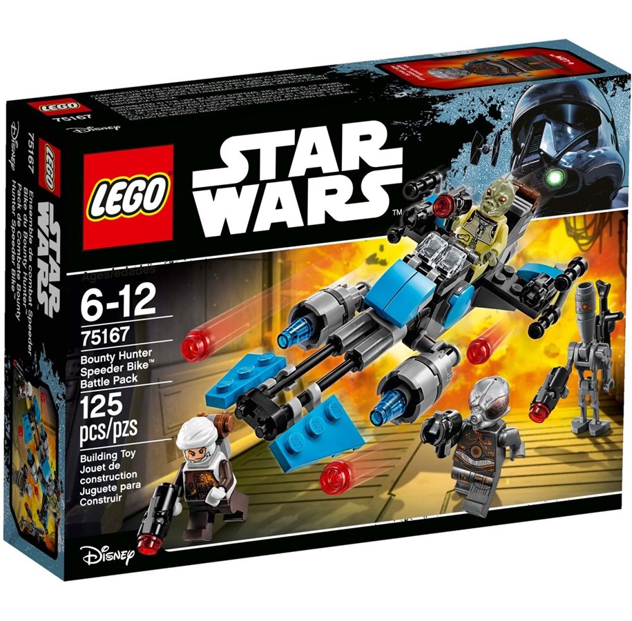 LEGO®  - LEGO Star Wars 75167 75167 Bounty Hunterin™ kiituripyörä -taistelupaketti - 75167