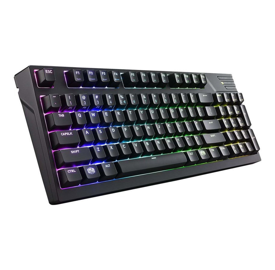 Näppäimistöt - Cooler Master MasterKeys Pro M RGB MX Red - US - Pelinäppäimistö - Englanti (US) - Musta - SGK-6040-KKCR1-US