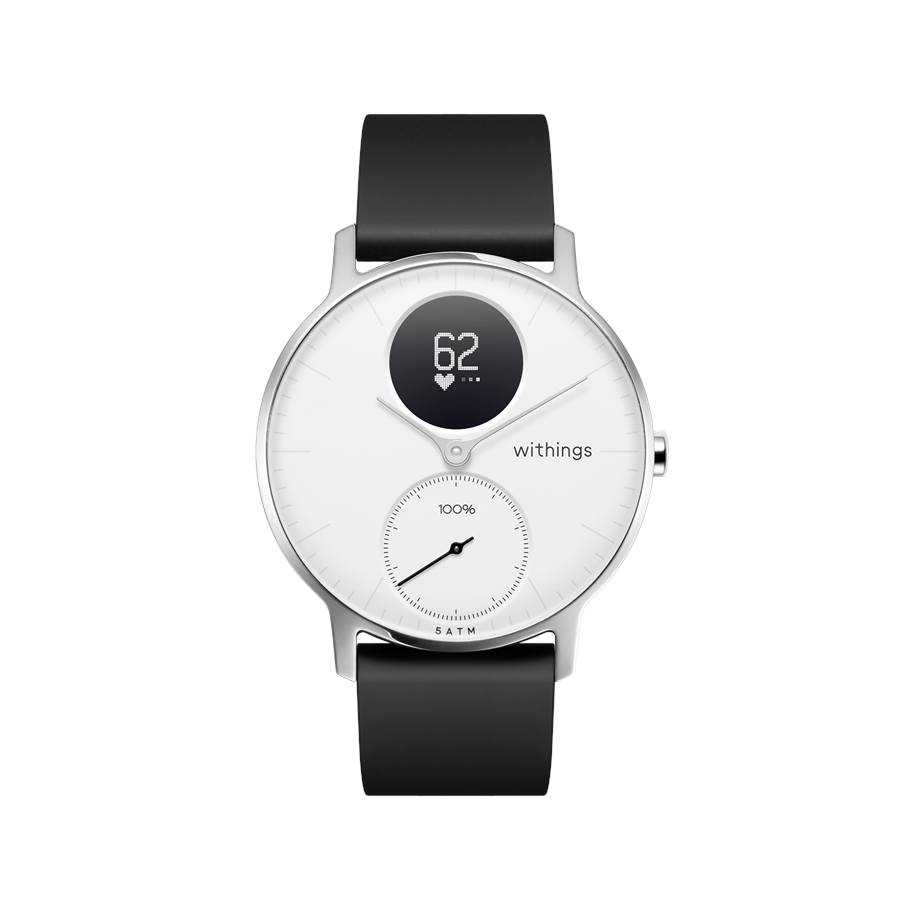 Älykellot, Urheilukellot & Aktiivisuusrannekkeet - Withings Steel HR (36mm) - Valkoinen - HWA03-36WHITE-ALL-INTER