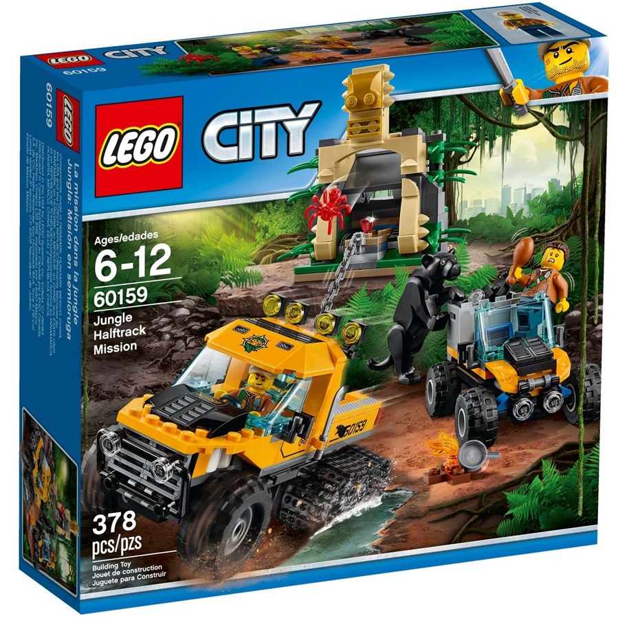 LEGO®  - LEGO City 60159 60159 Viidakon puolitelaketjuauton tehtävä - 60159