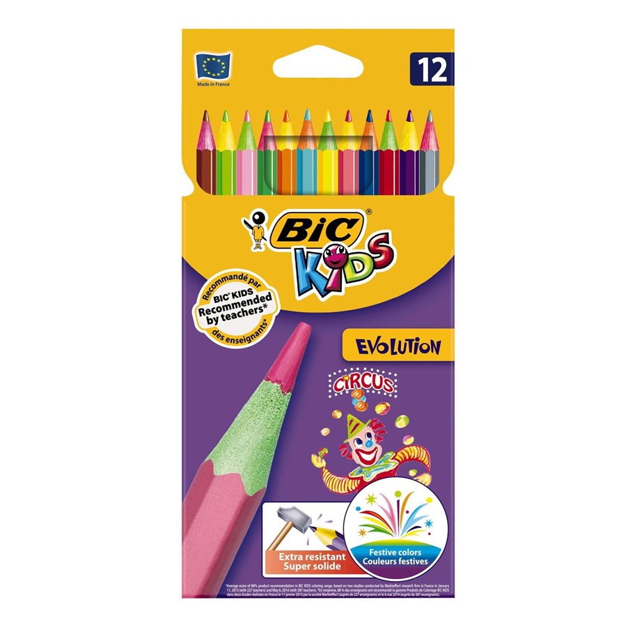 Kirjoitus- ja piirustustarvikkeet - BIC Kids Evolution Circus - 895789