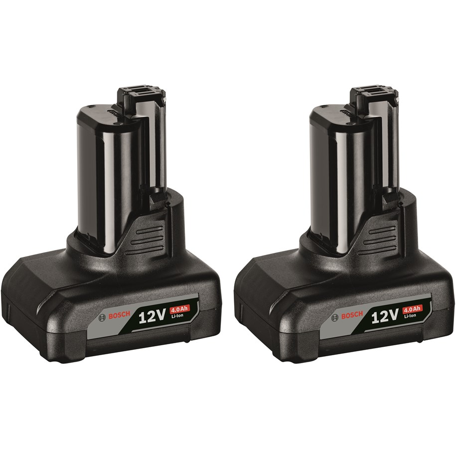 Akut ja laturit - Bosch 2 x GBA 12V 4.0Ah - 1.600.Z00.045