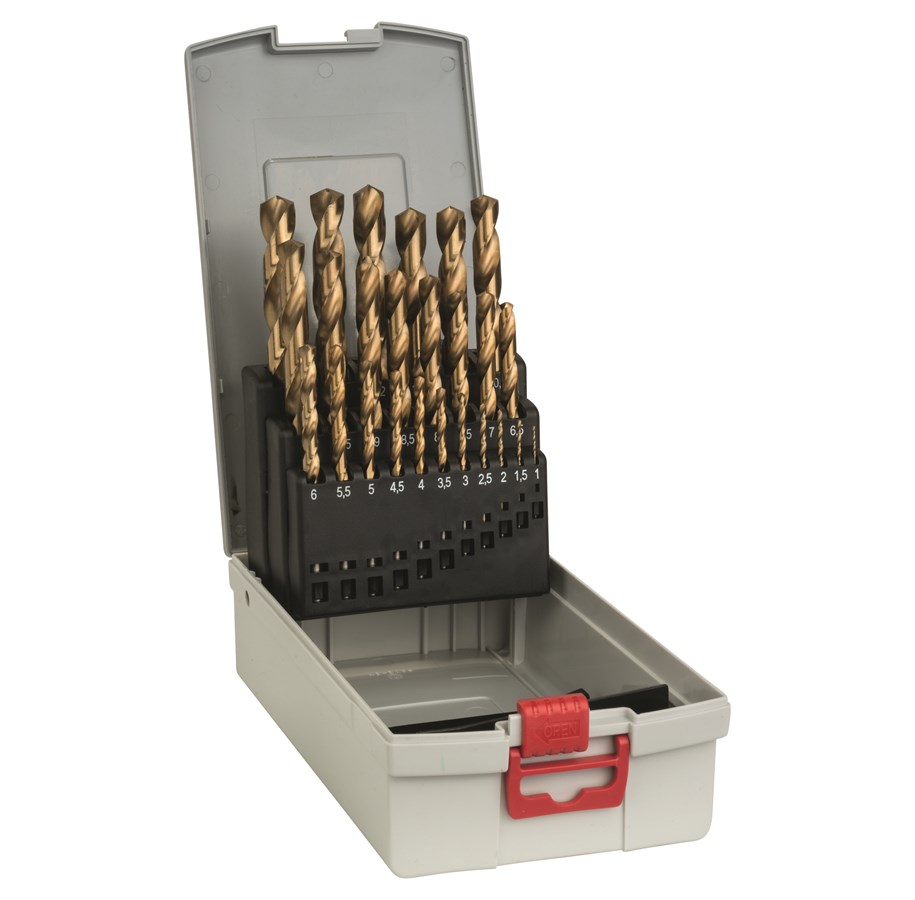 Poranterät & Ruuvauskärjet - Bosch 25-os. ProBox-metalliporanteräsarja HSS-TiN (titaanipinnoitus) 1-13 mm - 2608587019