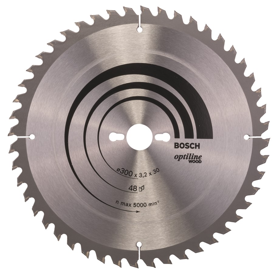 Pyörösahat - Bosch Pyörösahanterä Optiline Wood 300 x 30 x 3,2 mm, 48 - 2608640672