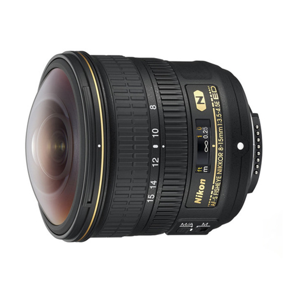 Objektiivit - Nikon AF-S Fisheye 8-15mm f/3.5-4.5E ED -objektiivi - JAA831DA