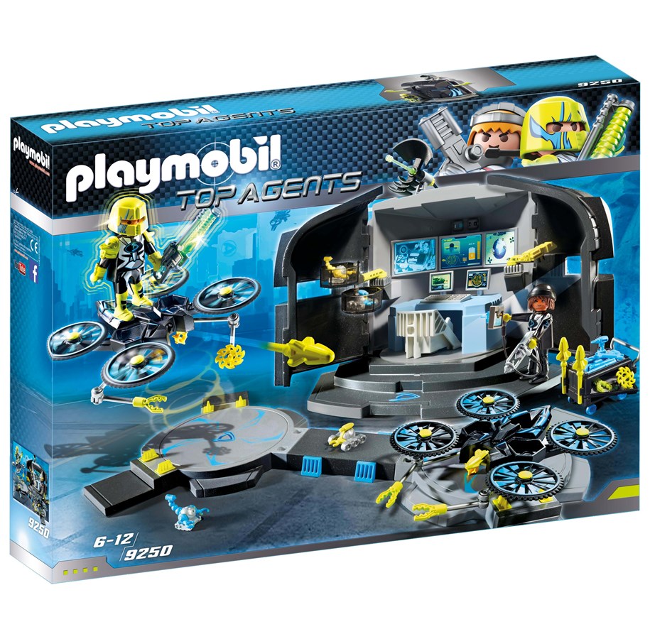 Playmobil - Playmobil Top Agents - Dr. Dronen komentokeskus - 9250