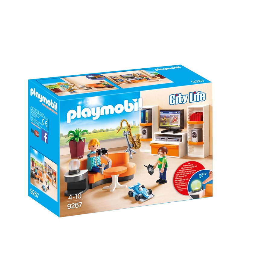 Playmobil - Playmobil Kaupunkielämää - Olohuone - 9267