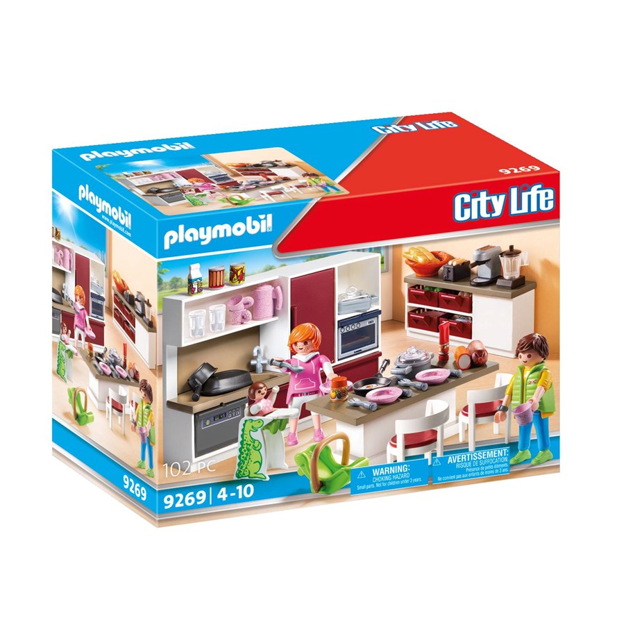 Playmobil - Playmobil Kaupunkielämää - Suuri perhekeittiö - 9269