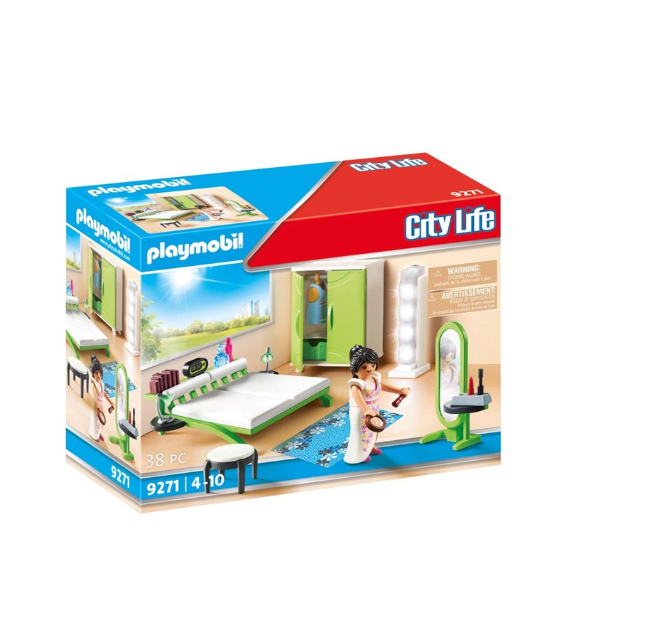 Playmobil - Playmobil Kaupunkielämää - Makuuhuone - 9271