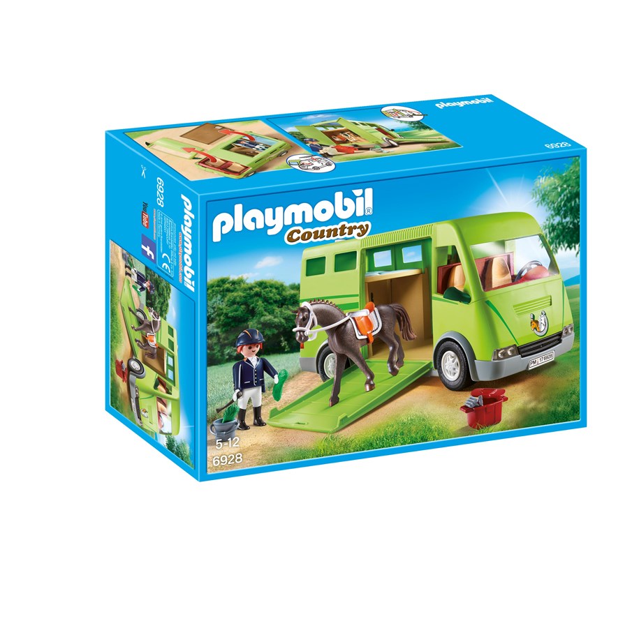 Playmobil - Playmobil Country - Hevoskuljetusauto - 6928
