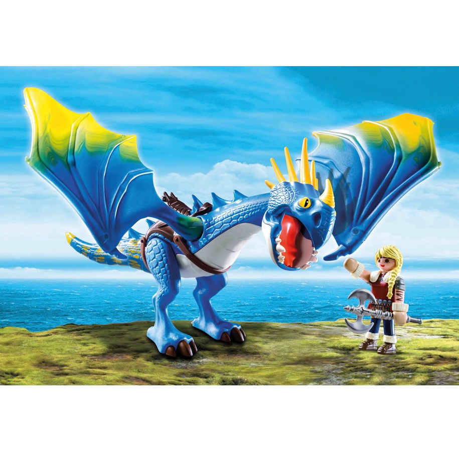 Hahmot - Playmobil Astrid & Stormfly - 9247