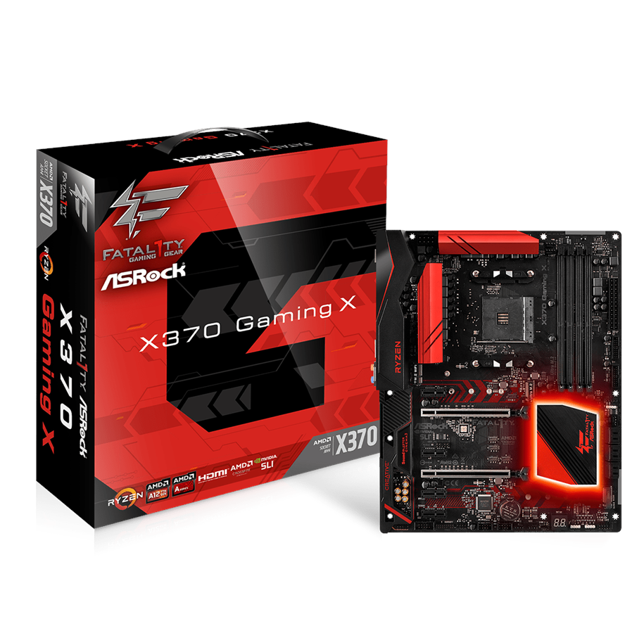 Emolevy - ASRock Fatal1ty X370 Gaming X Emolevy - AMD X370 - AMD AM4 socket - DDR4 RAM - ATX - X370 GAMING X