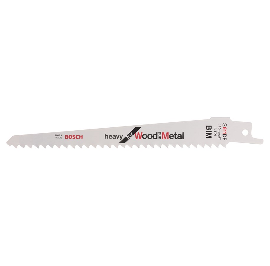 Työkalut - Bosch Puukkosahanterä S 611 DF Heavy for Wood and Metal - 2608656258