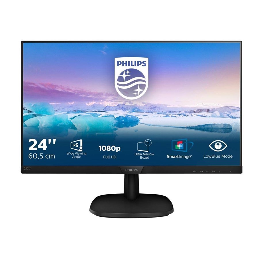 Näyttö - 24" Philips V-linja 243V7QDAB - 243V7QDAB/00