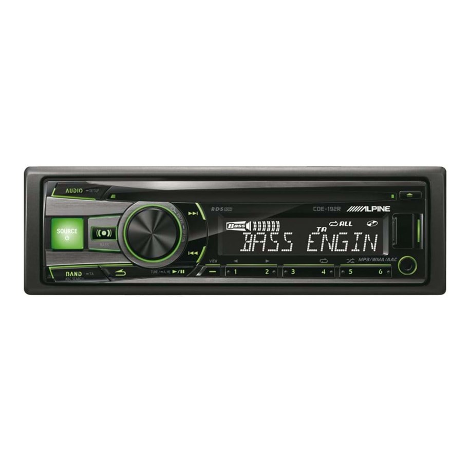 Autostereot - Alpine CDE 192R - Autoradion - CDE-192R